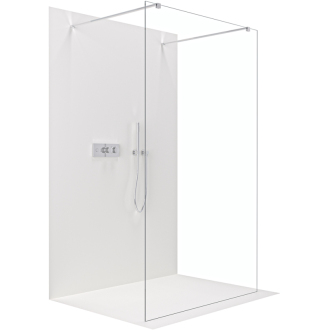 CERANO Sprchová zástěna Walk-in Onyx Duo L/P  chrom, transparent sklo 70x200