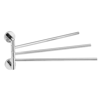 LARISSA trojitý držák ručníků otočný 350mm, chrom WS022 56799
