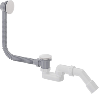 Deante Sifon pro vanu s výpustí pop-up s přepadem bílý NHC_A57B