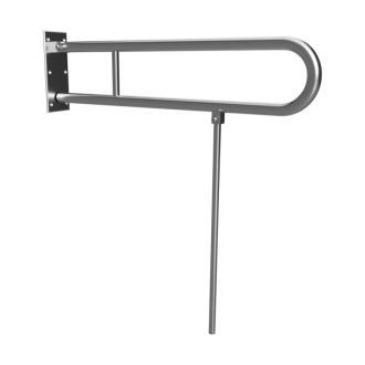 BEMETA HELP: Sklopný úchyt ve tvaru U s opěrnou nohou 813mm, brus 301102082N