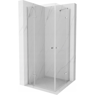 Mexen Roma Duo sklopná sprchová kabina 90 x 90 cm, transparentní, chrom 854-090-090-02-00
