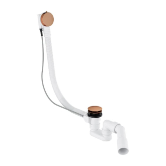 Omnires CGS odtokový komplet pro vanu s přepadem, broušená měď TK104-PLUS-3.77+64-SCPB