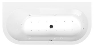 ASTRA B hydromasážní vana, 165x75x48cm, Active Hydro-Air, chrom 56861