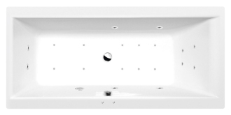 CLEO hydromasážní vana, 150x75x48cm, Active Hydro-Air, chrom 56885