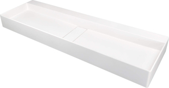 Deante Blur umyvadlo 1200x400 mm, alabastr, s rozetou CQB_AU2S