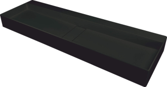 Deante Blur umyvadlo 1200x400 mm, černé, s rozetou CQB_NU2S