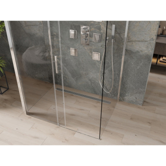 Mexen Omega 3stěnný sprchový kout, výsuvný 120x100, transp., chrom 825-120-100-01-00-3S