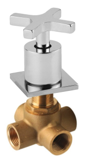 TRAX podomítkový přepínač, chrom DEVIN6 56725