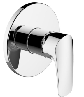 Sprchová baterie Laufen LAURIN bez podomítkového tělesa chrom H3312060040001