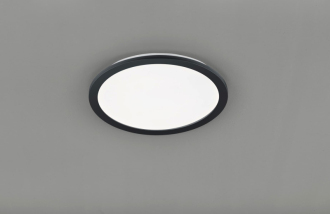 Led osvětlení Reality Camillus 40x3 cm plast černá mat RE R62922432