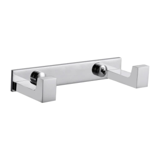 Omnires UNI dvojitý háček, chrom lesk UN10120-KCR