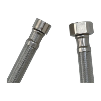 Omnires — přechodová hadička, 50 cm, kartáčovaný nikl 203-17IN