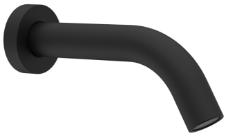 Nástěnná výtoková hubice, kulatá, 174mm, černá mat BO512 56093