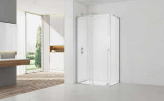 Sprchový kout čtverec 100x100 cm SAT Walk-In Xmotion SATBWIXMN100S100