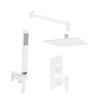 Sprchový systém SAT B-Way včetně podomítkového tělesa bílá matná SATBSBW215BSET1
