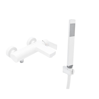 Vanová baterie SAT B-Way s vanovým setem 150 mm bílá matná SATBSBW222BSET1