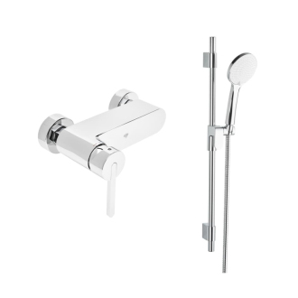 Sprchová baterie SAT Fusion se sprchovým setem 150 mm chrom SATBSFU268TCHSET