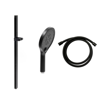 SAT sprchový set na zeď černá mat SATSST31CSETSET1