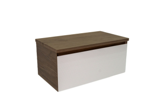 Koupelnová skříňka s krycí deskou Naturel Monza 79x30x45 cm ořech mat MONZA80WN