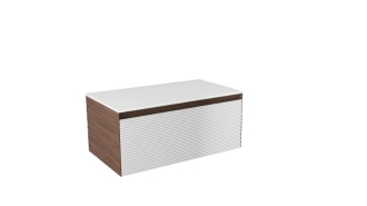 Koupelnová skříňka s krycí deskou Naturel Monza 79x30x45 cm ořech mat MONZA80WND