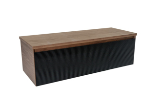 Koupelnová skříňka s krycí deskou Naturel Monza 119x30x45 cm ořech mat MONZA120BN