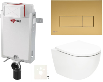 Závěsný wc set k zazdění SAT Fusion SIKOSZTORFUGM