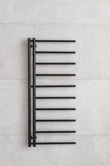 P.M.H. Koupelnový radiátor Apollo  AP1MES 500x1140 Metalická stříbrná struktura AP1MES
