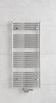 P.M.H. Koupelnový radiátor Danby D2MS 600x940 Metalická stříbrná D2MS