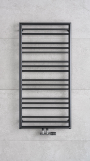 P.M.H. Koupelnový radiátor Sorano Frame SNF3MS 500x1210 Metalická stříbrná SNF3MS