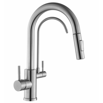 REA Eco Fresh dřezová baterie, kartáčovaný nikl  REA-B7563