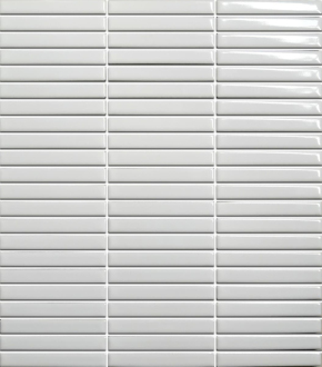 Keramická mozaika Premium Mosaic Kit Kat white 28x31 cm lesk MOSKK3WHL