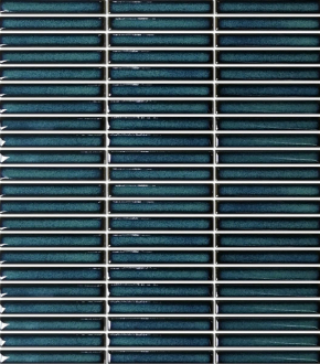 Keramická mozaika Premium Mosaic Kit Kat aqua blue 28x31 cm lesk MOSKK3AQBLL