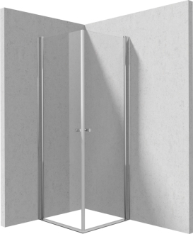 Deante KERRIA PLUS sprchová kabina 90x90 cm KTSW041P + KTSW041P, chrom KKN0W09W09