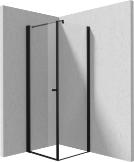 Deante KERRIA PLUS sprchová kabina 80x80 cm KTSWN42P + KTS_N38P, černá KKNNW08S08