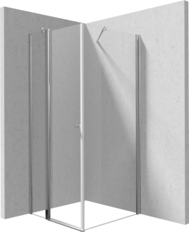 Deante KERRIA PLUS sprchová kabina 80x80 cm KTSU042P + KTS_038P, chrom KKN0U08S08