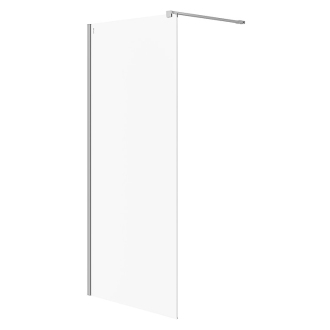 Cersanit Mille sprch. kout Walk-In chrom 90x200 čiré sklo S161-006