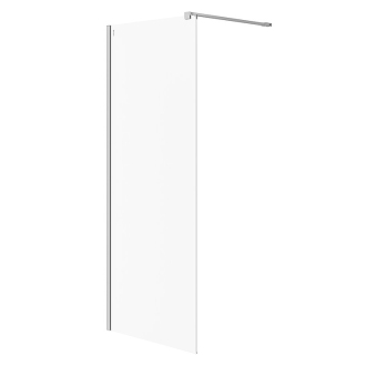 Cersanit Mille sprch. kout Walk-In chrom 80x200 čiré sklo S161-005