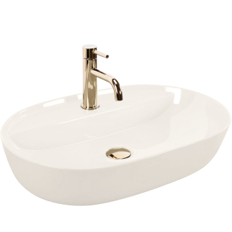REA Aura 61 umyvadlo na desku, ecru shiny  REA-U4589