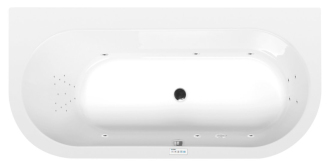 ASTRA B hydromasážní vana, 165x75x48cm, Highline Hydro, chrom 56864