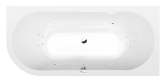 VIVA R hydromasážní vana, 185x80x47cm, Highline Hydro, chrom 57308