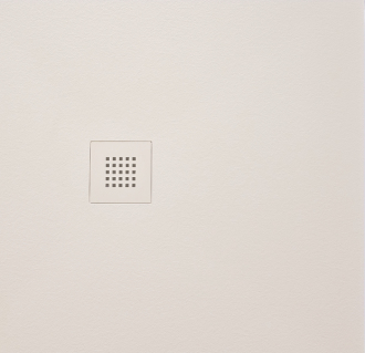 MITIA sprchová vanička z litého mramoru, čtverec 90x90cm, světle šedá PMSS9090 55456