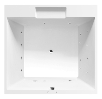 CAME hydromasážní vana, 175x175x50cm, Active Hydro, chrom 56878