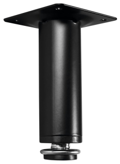 KERAMIA FRESH výškově stavitelná nožička, výška 100-110mm, černá mat 10077B 10077B 56127