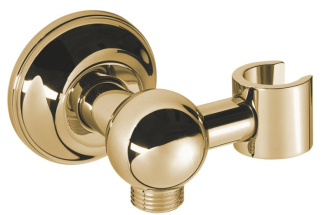 ANTEA držák sprchy s vyústěním, zlato 981R5 56442