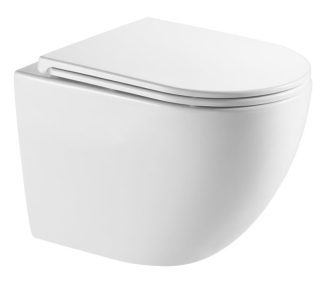 ARCO závěsné wc rimless + SLIM sedátko soft-close, oválné OLKLT046E