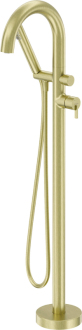 Deante SILIA stojánková vanová baterie, ramínko U, kartáčované zlato BQS_R17N