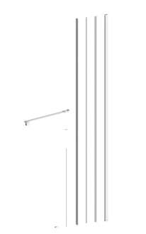 Set pro walk-in SAT Walk-In Xmotion bílá SIKOWIXMPROFILSTB