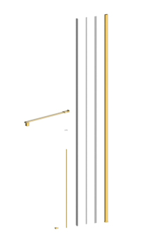 Set pro walk-in SAT Walk-In Xmotion zlatá SIKOWIXMPROFILSTZ