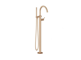 Ravak ES 080.60RGB.RB07G Vanová baterie na podlahu se setem, rose gold brushed X070503