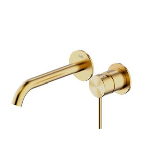 Umyvadlová baterie SAT Aurum včetně podomítkového tělesa broušená zlatá SATBAUR101BG